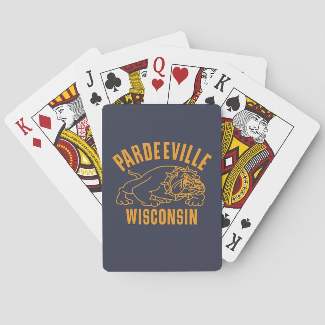 Jeu De Cartes Pardeeville Classic Playing Cartes (dos)