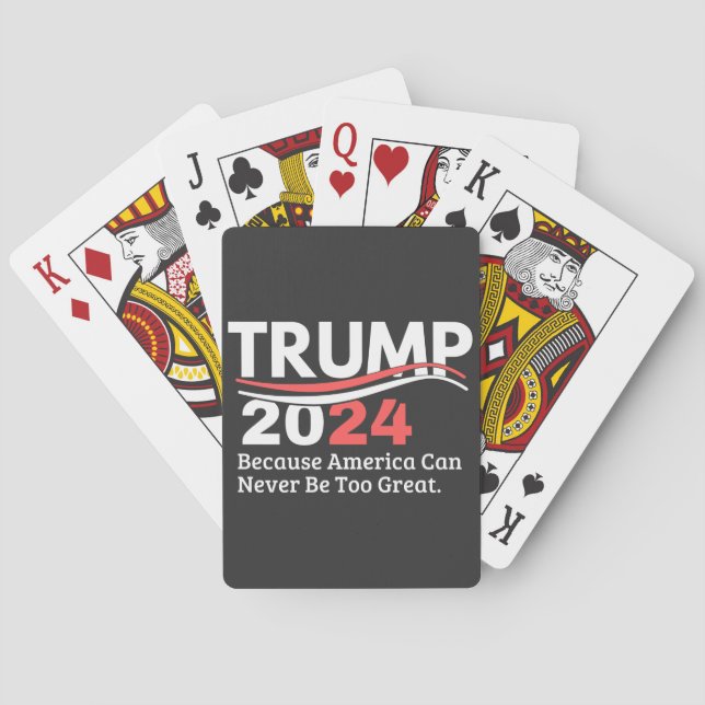 Jeu De Cartes pare-chocs trump 2024 (dos)