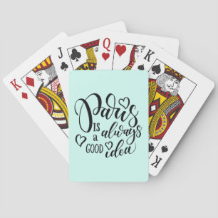 Jeu De Cartes Paris est toujours un bon manuscrit d'idée