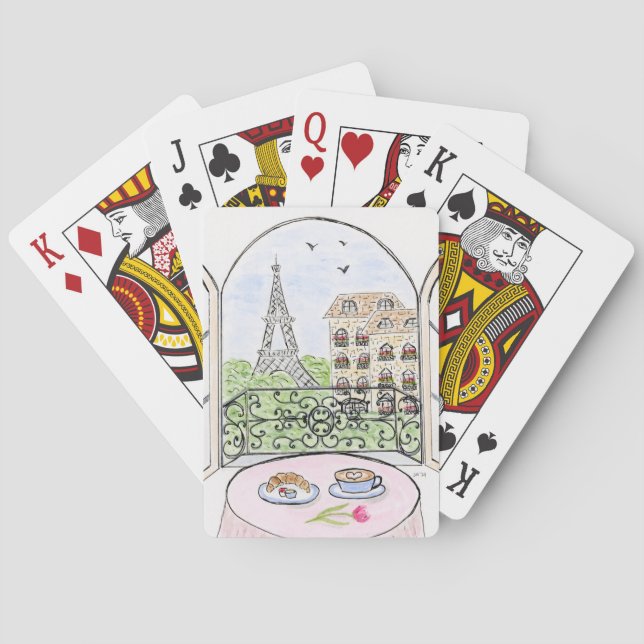 Jeu De Cartes Paris est une bonne idée Pont d'aquarelle (dos)