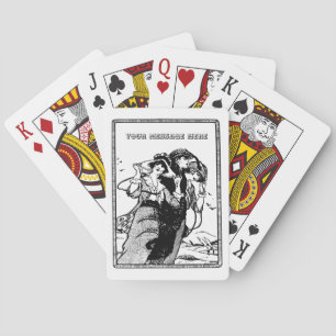 Jeu De Cartes Parrainage de polyamorèse rétro personnalisé