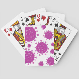 Jeu De Cartes Particule virale pourpre