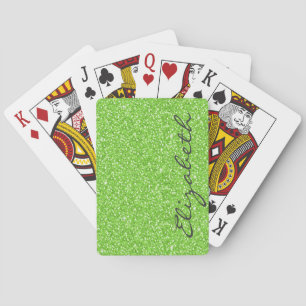 Jeu De Cartes Parties scintillant cool tendance dynamique néon v