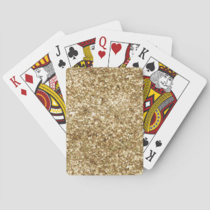 Jeu De Cartes Parties scintillant Gold Confetti