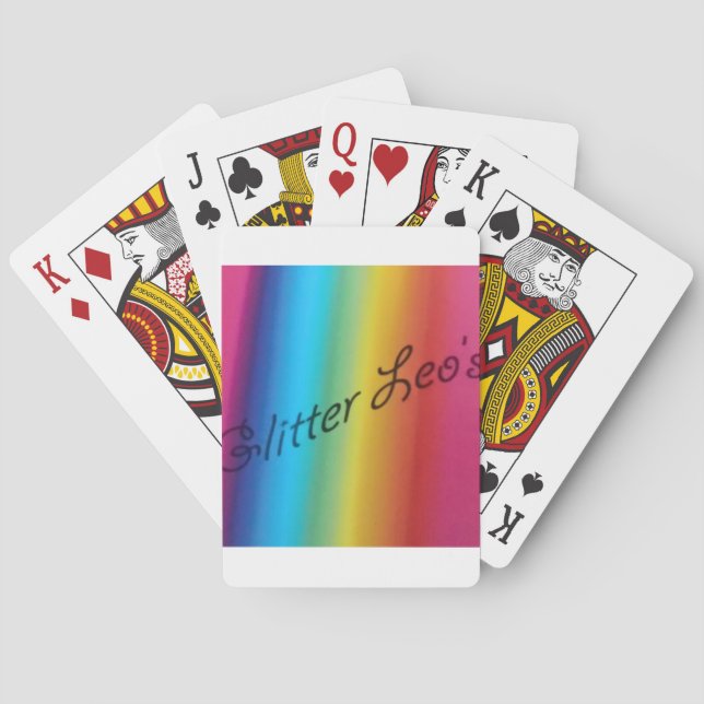 Jeu De Cartes Parties scintillant Leo (dos)