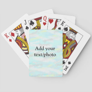 Jeu De Cartes Parties scintillant pastel simple coloré ajouter v