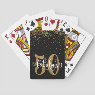 Jeu De Cartes Parties scintillantes et manuscrit 50 et fabuleux