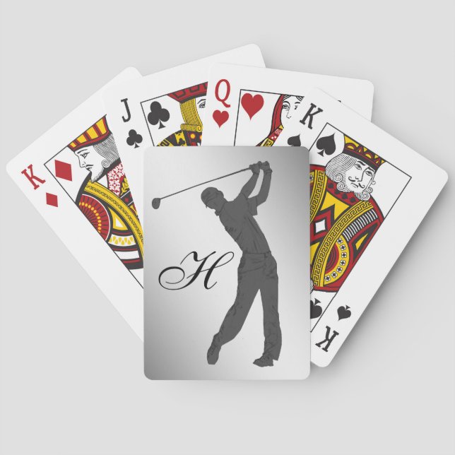 Jeu De Cartes Partouzeur de golf personnalisable (dos)