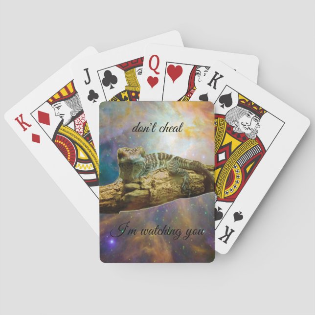 Jeu De Cartes Pas de tricherie Gecko (dos)