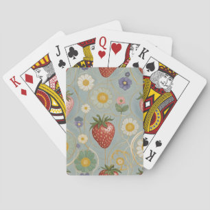 Jeu De Cartes Pastel Floral & Berry Délice