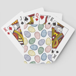 Jeu De Cartes Pastel Oeufs De Pâques Jouer Des Cartes