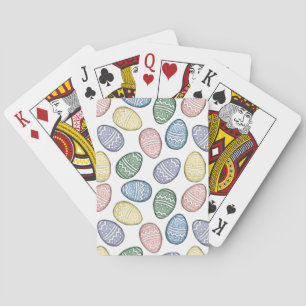 Jeu De Cartes Pastel Oeufs De Pâques Jouer Des Cartes