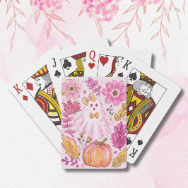 Jeu De Cartes Pastel Pink Halloween Ghost