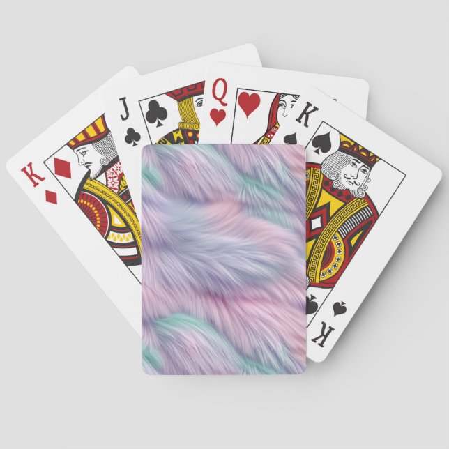 Jeu De Cartes Pastel Rainbow Fur (dos)