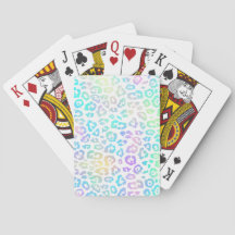 Pastel Rainbow Leopard Motif