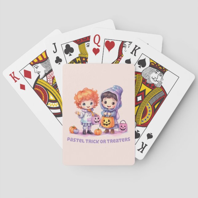 Jeu De Cartes Pastel Trick ou Traitements (dos)