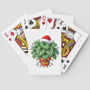 Jeu De Cartes Pastèque de Noël Peperomia Argyreia Vacances