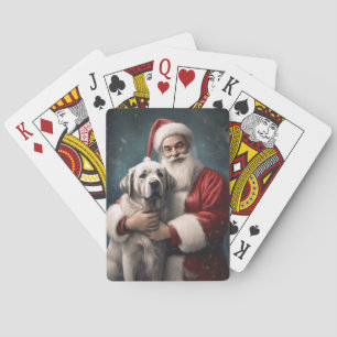 Jeu De Cartes Pasteur anatolien avec Noël du Père Noël