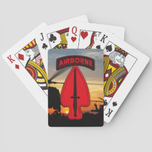 Jeu De Cartes Patch des opérations spéciales de l'USASOC de l'ar