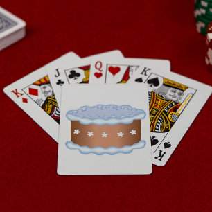 Jeu De Cartes Pâtisserie Gâteau Bleu Glacé Dessert