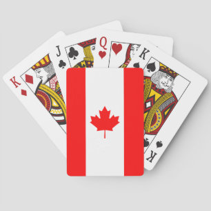 Jeu De Cartes Patriotic National Flag of Canada