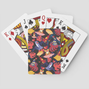 Jeu De Cartes Pattern Of The Lovers Frogs