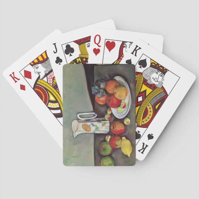 Jeu De Cartes Paul Cezanne | Paul Cézanne | Nature morte au lait (dos)