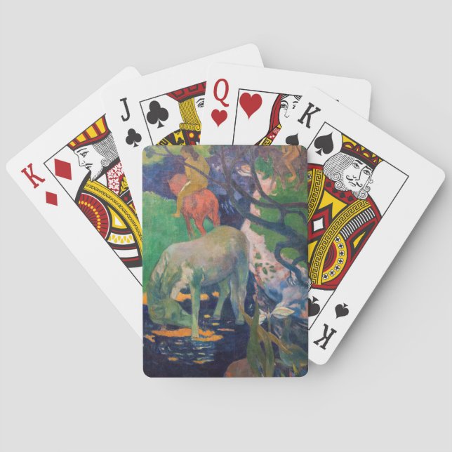 Jeu De Cartes Paul Gauguin - Le Cheval Blanc (dos)