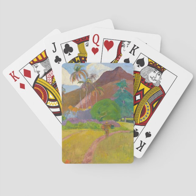 Jeu De Cartes Paul Gauguin - Paysage tahitien (dos)