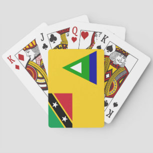 Jeu De Cartes Paul McGehee "Nevis Flag" Jouer des cartes