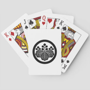 Jeu De Cartes Paulownia avec 5-3 fleurs en cercle