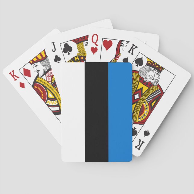 Jeu De Cartes Pavillon Estonie (dos)