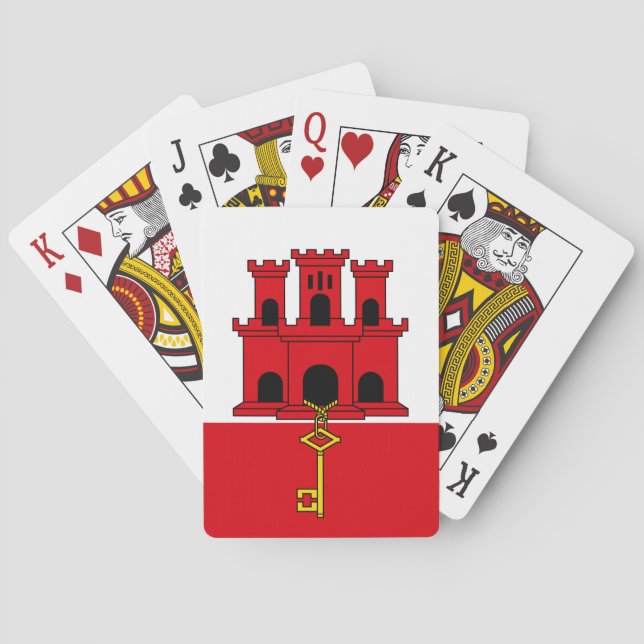 Jeu De Cartes Pavillon Gibraltar (dos)