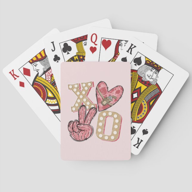 Jeu De Cartes Pays occidental Xoxo | Embrous et baisers (dos)