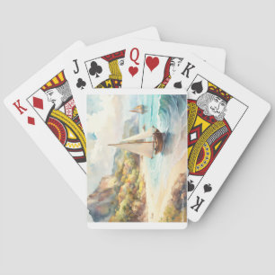 Jeu De Cartes Paysage avec mer et voiliers