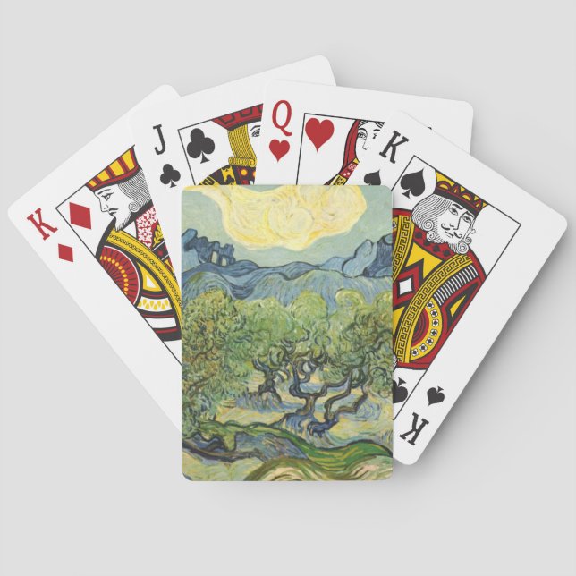 Jeu De Cartes Paysage avec Olive Vincent Willem van Gogh (dos)