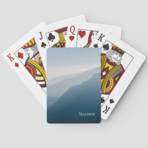Jeu De Cartes Paysage de montagne personnalisé