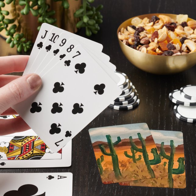 Jeu De Cartes Paysage du désert (In Situ)