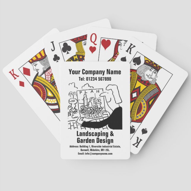 Jeu De Cartes Paysage et design de jardin (dos)