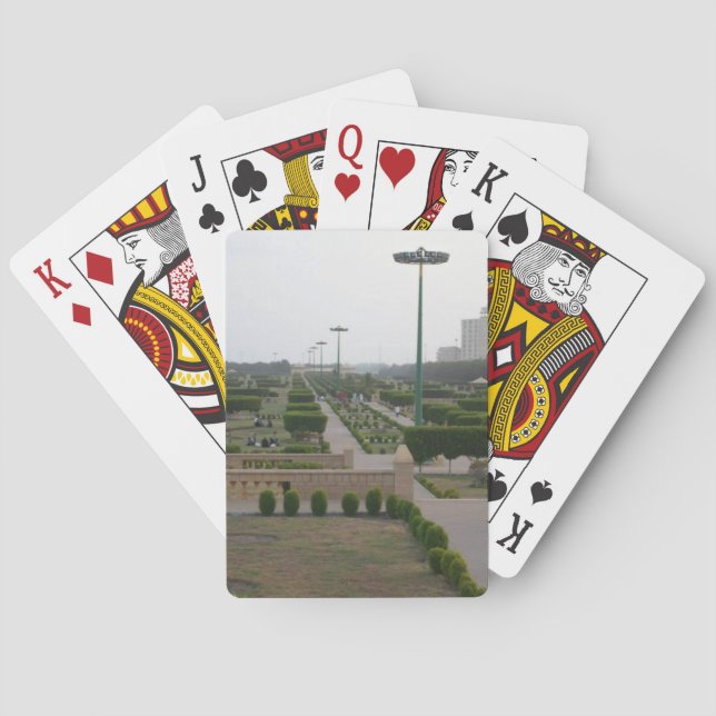 Jeu De Cartes Paysage Pittoresque du parc Benazir Imprimer (dos)