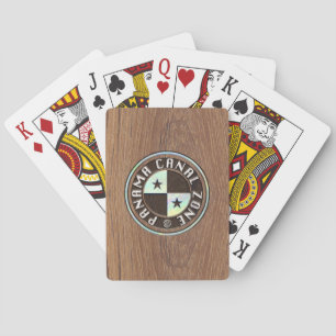 Jeu De Cartes PCZ Carte de jeu avec le teck et la mère de Pearl