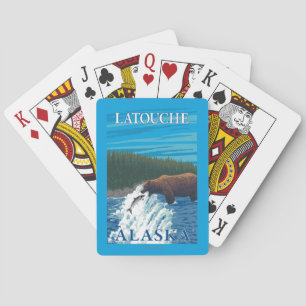 Jeu De Cartes Pêche d'ours en rivière - Latouche, Alaska