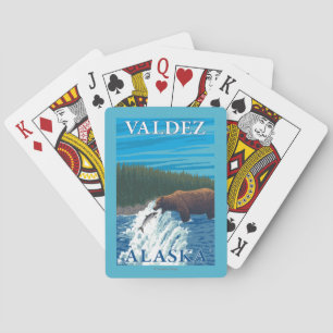 Jeu De Cartes Pêche d'ours en rivière - Valdez, Alaska