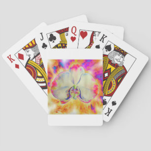 Jeu De Cartes Peinture à l'aquarelle abstraite romantique d'orch