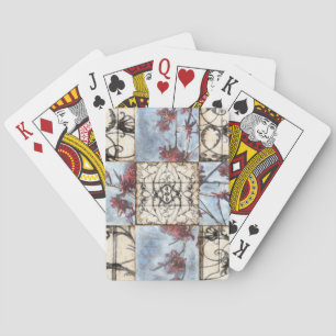 Jeu De Cartes Peinture Abstraite de défilement