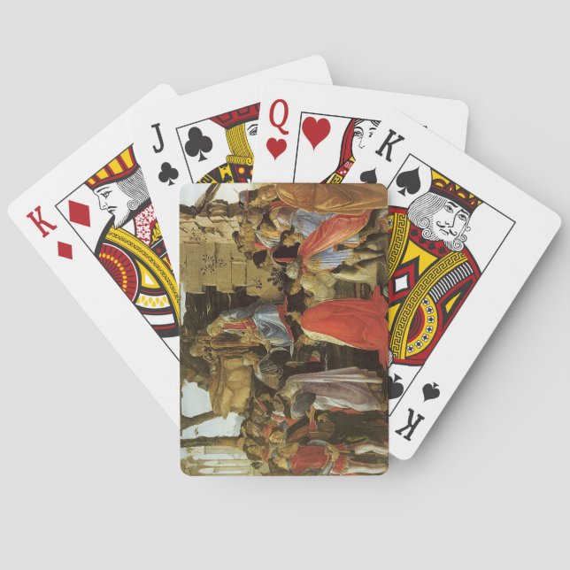 Jeu De Cartes Peinture Botticelli Renaissance (dos)