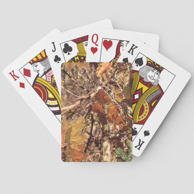 Jeu De Cartes Peinture de camouflage de Camo de nature de (dos)