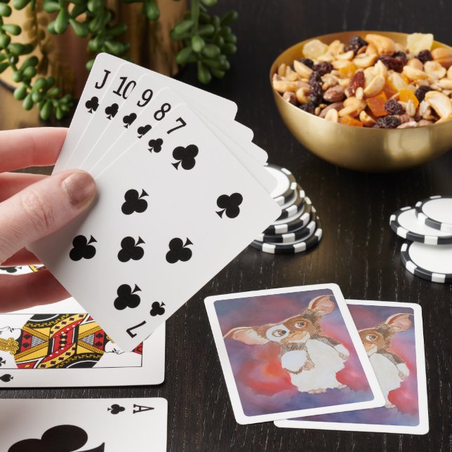 Jeu De Cartes Peinture de créature orientale par Alfred Fox (In Situ)
