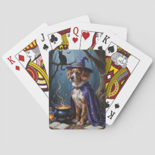 Jeu De Cartes Peinture fantaisiste d'Halloween de Bouviers des F