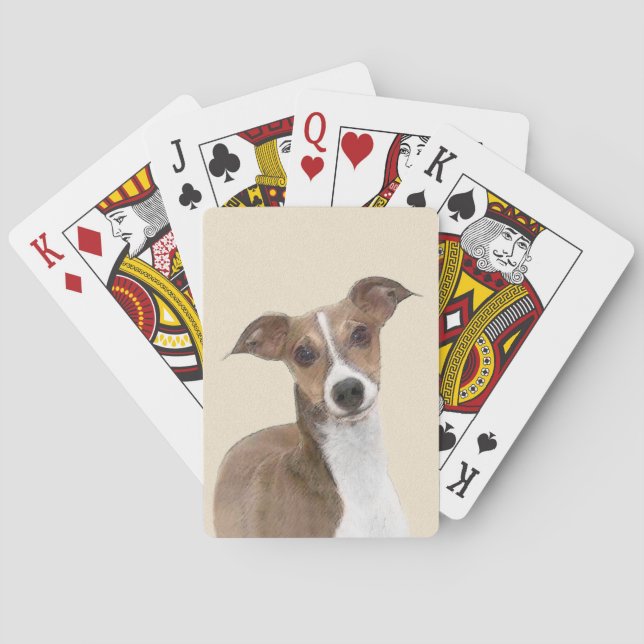 Jeu De Cartes Peinture grecque italienne - Belle peinture origin (dos)